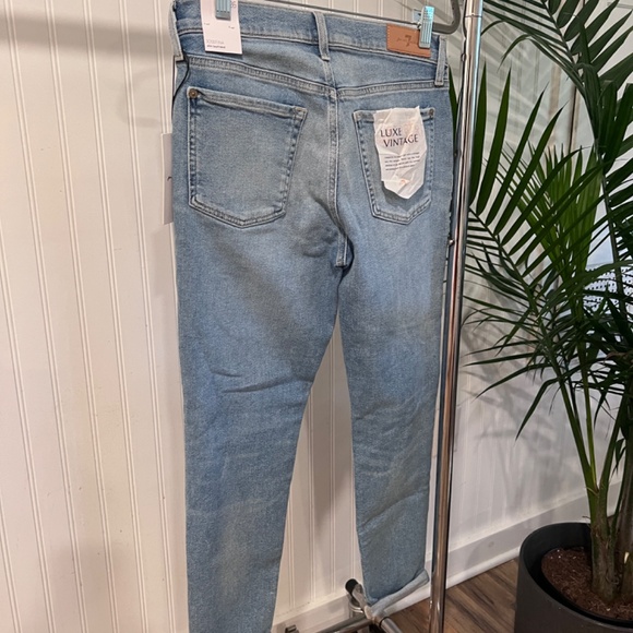 NWT 7 For Mankind Josefina Slim Boyfriend Jeans Luxe Vintage Sizes 26, 27, 28 - Picture 4 of 9
